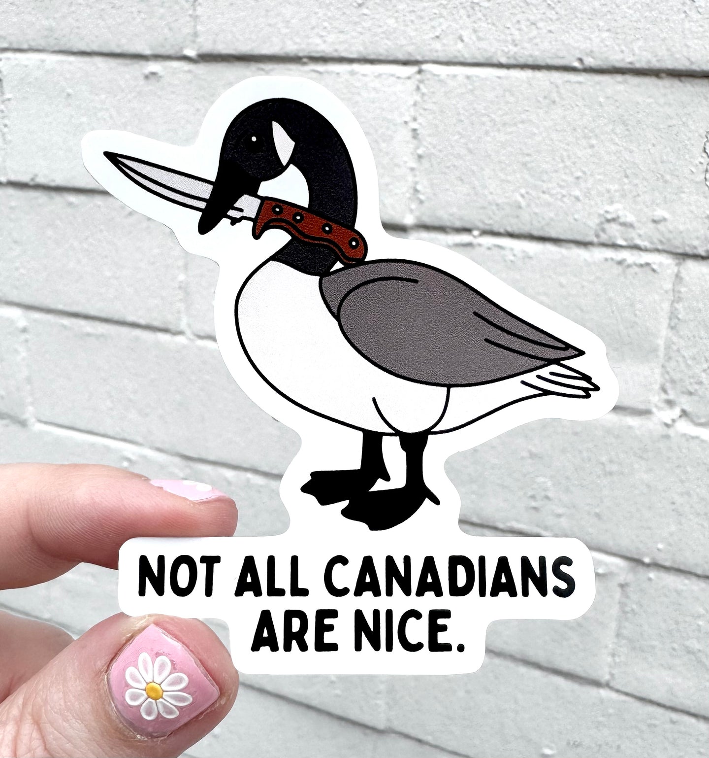 Not All Canadians Are Nice Sticker