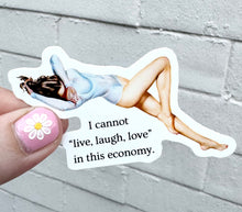 Load image into Gallery viewer, "live, laugh, love" Pin-Up Sticker
