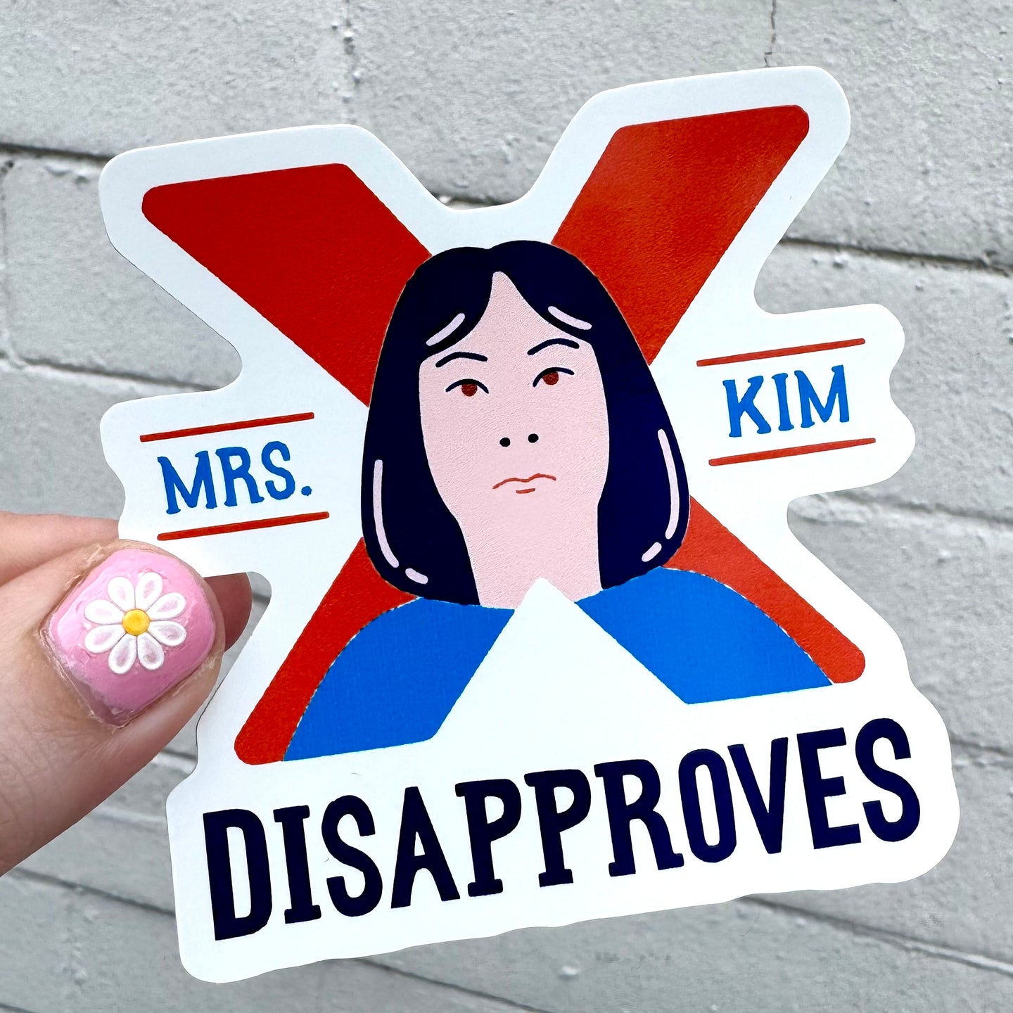 Mrs. Kim Disapproves Sticker