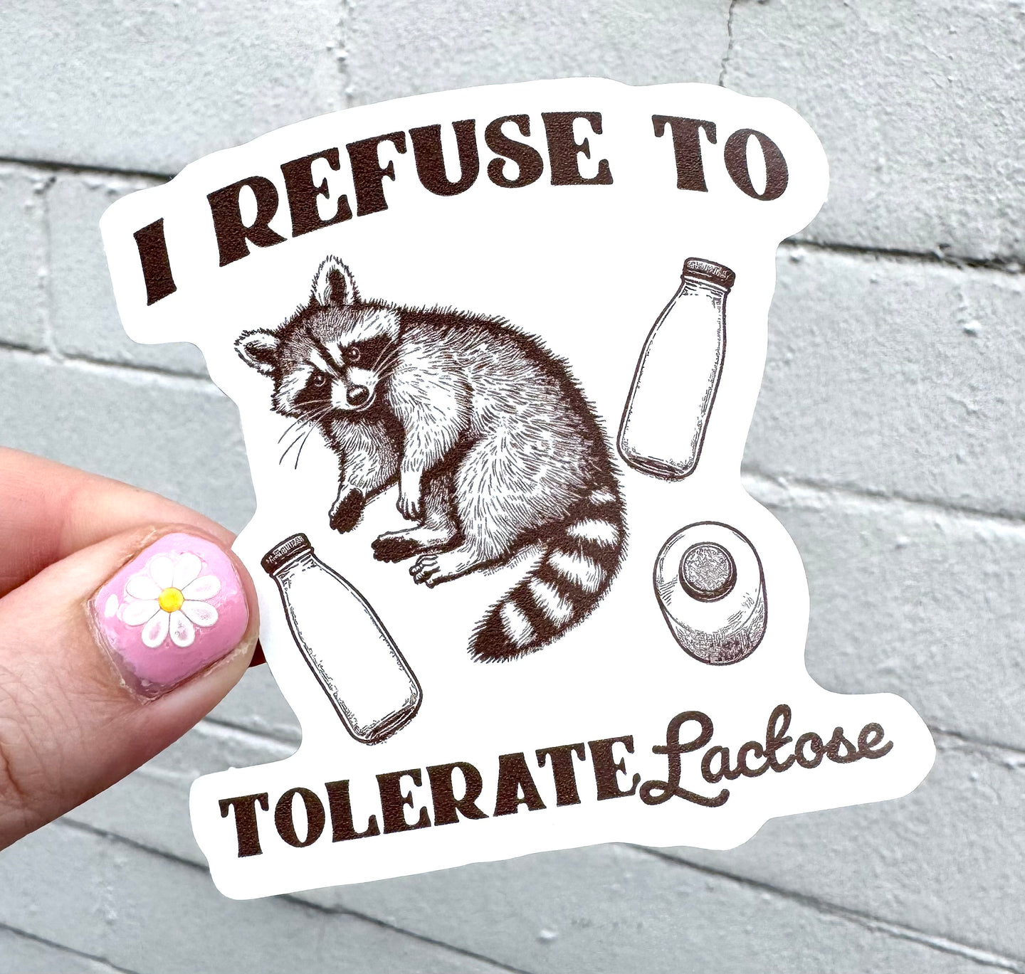 Lactose Intolerant Sticker