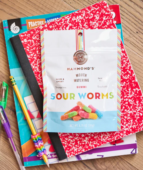 Sour Worms Gummis
