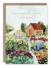 Load image into Gallery viewer, Garden Scene Retirement Card
