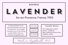 Load image into Gallery viewer, Lavender Candle - Aix-en-Provence, France, 1950
