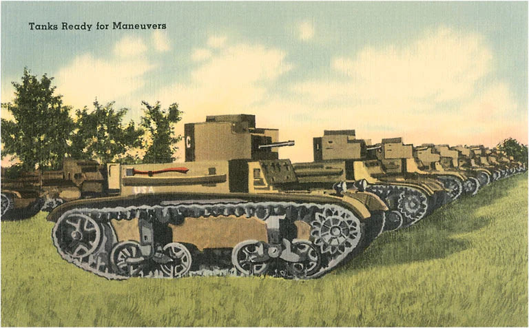 Tanks Ready for Maneuvers Magnet