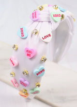 Load image into Gallery viewer, Sweet Nothings Heart Headband WHITE
