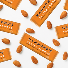 Load image into Gallery viewer, Salted Almond Dark Chocolate Candy Bar

