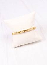 Load image into Gallery viewer, Seaver CZ Clover Bracelet GOLD
