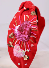Load image into Gallery viewer, Bursting with Love Headband Red
