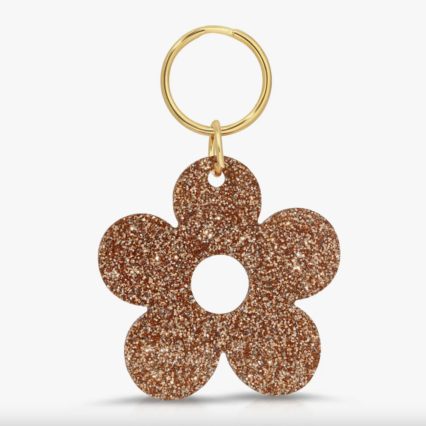 Flower Glitter Key Chain.