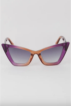 Load image into Gallery viewer, Retro Sharp Cateye Gradient Sunglasses
