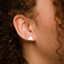 Load image into Gallery viewer, Little Moth Stud Earrings.
