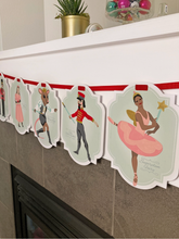 Load image into Gallery viewer, Nutcracker Paint-by-Number Hanging Banner Kit.
