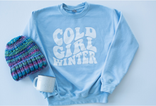 Load image into Gallery viewer, Cold Girl Winter Sweatshirt.
