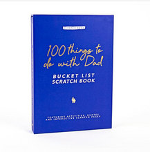 Load image into Gallery viewer, 100 Things to do with Dad Bucket List Scratch Book
