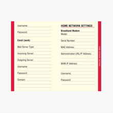 Load image into Gallery viewer, Large Print Internet Address &amp; Password Logbook
