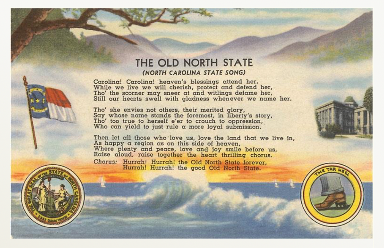 Old North State Song Magnet