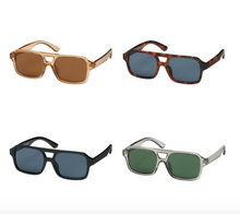 Load image into Gallery viewer, Heritage - Square Plastic Aviator Sunglasses 1268
