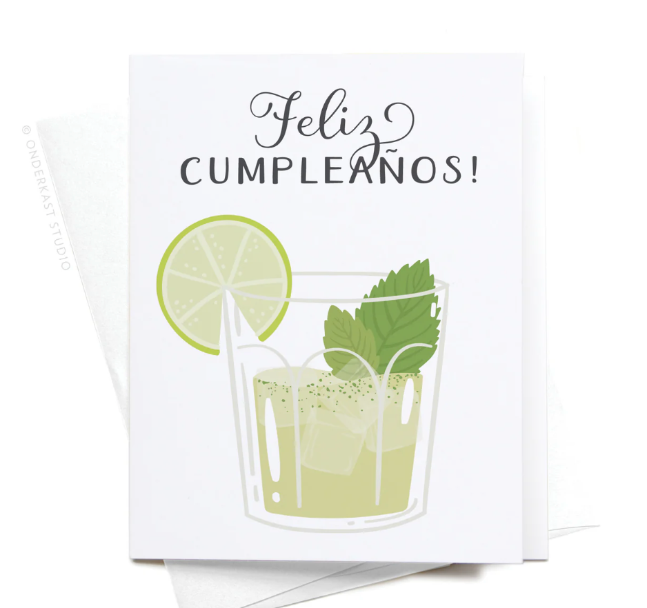 Feliz Cumpleaños! Mojito Greeting Card