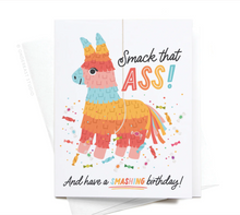 Load image into Gallery viewer, Smack That Ass Piñata Greeting Card
