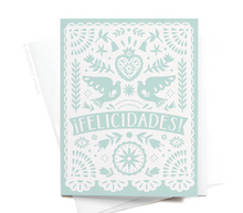 Load image into Gallery viewer, Felicidades Papel Picado Greeting Card
