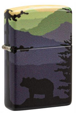 Load image into Gallery viewer, Bear Landscape Design Zippo Lighter
