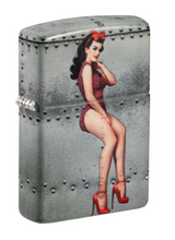 Load image into Gallery viewer, Nose Art Pin-up Girl Zippo Lighter
