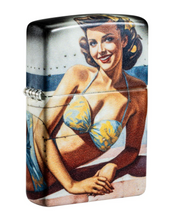 Load image into Gallery viewer, Nose Art Pin-up Girl Zippo Lighter
