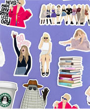 Load image into Gallery viewer, Taylor Swift Albums as Books Sticker.
