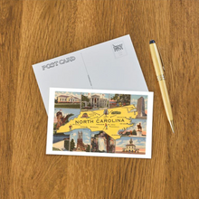 Load image into Gallery viewer, Map and Scenes of North Carolina Postcard
