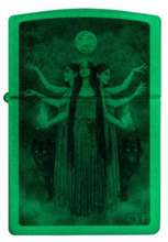 Load image into Gallery viewer, Victoria Francs Hecate Glow in the Dark Zippo Lighter
