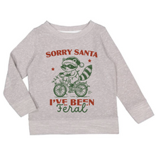 Load image into Gallery viewer, &quot;Santa, I&#39;ve Been Feral&quot; French Terry Sweatshirt (Presale)
