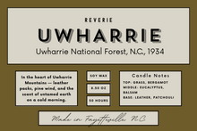 Load image into Gallery viewer, Uwharrie Candle - Uwharrie National Forest, North Carolina, 1934
