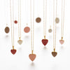 Small Heart Enamel Locket - Ivory