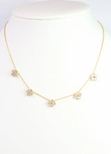 Load image into Gallery viewer, Richie CZ Clover Necklace
