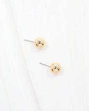 Load image into Gallery viewer, Bailey Small Ball Earring WR Gold
