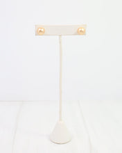 Load image into Gallery viewer, Bailey Small Ball Earring WR Worn Gold
