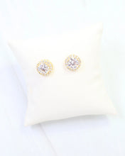 Load image into Gallery viewer, Winslow Embellished CZ Stud Earring Gold
