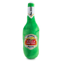 Load image into Gallery viewer, Stella Arftois Beer Bottle Squeaker Dog Toy.
