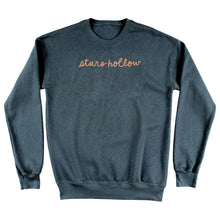 Load image into Gallery viewer, Stars Hollow in the Fall Sweatshirt - Heather Slate.
