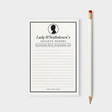 Load image into Gallery viewer, Elegant Lady Whistledown Bridgerton Inspired Notepad (Copy).
