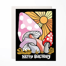 Load image into Gallery viewer, Magic Mushroom Birthday Greeting Card.
