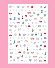 Load image into Gallery viewer, Era&#39;s Nail Stickers, Girl Swiftie Gift, Activity.
