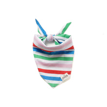 Load image into Gallery viewer, Striped Dog Bandana.
