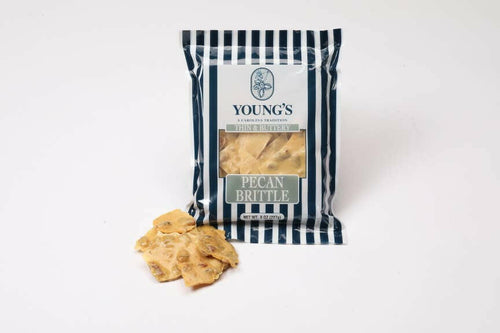 Pecan Brittle 8 oz Bag.