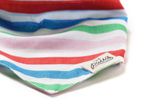 Load image into Gallery viewer, Striped Dog Bandana.
