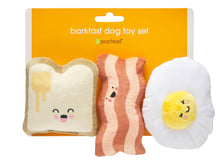 Load image into Gallery viewer, Barkfast Dog Toys, Set of 3.
