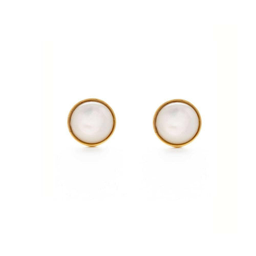 5mm Mother of Pearl Studs.