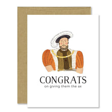 Load image into Gallery viewer, Funny Unique Breakup and Divorce Greeting Card - Henry VIII.
