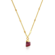 Load image into Gallery viewer, Raw Cut Gemstone Necklaces.
