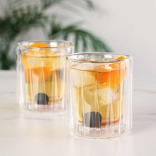 Load image into Gallery viewer, Double Walled Insulated Whiskey Rocks Glasses - Set of 2.

